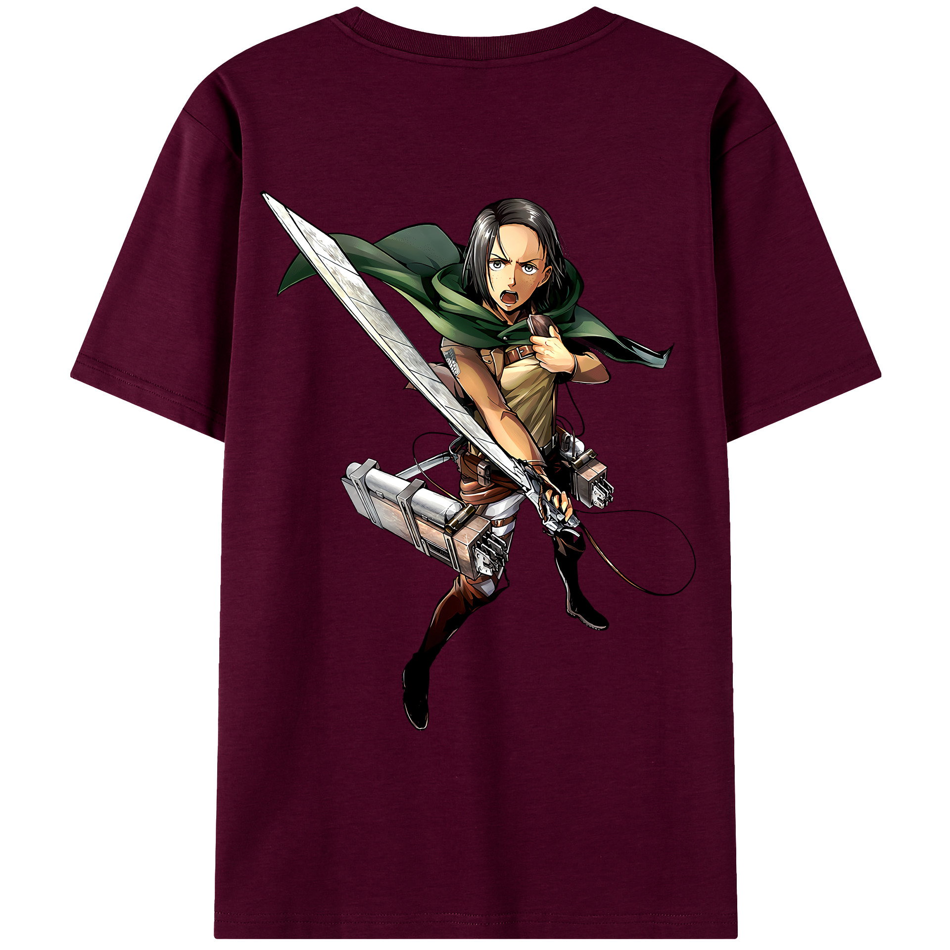 （画像用） 進撃の巨人 Attack on Titan レディース半袖Tシャツ(バックプリント)